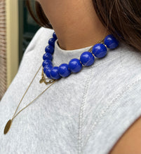Afbeelding in Gallery-weergave laden, Navy Blue Necklace