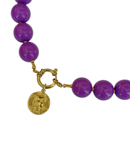 Afbeelding in Gallery-weergave laden, Purple Disco Necklace