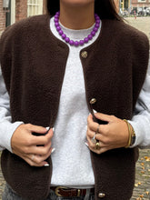 Afbeelding in Gallery-weergave laden, Purple Disco Necklace
