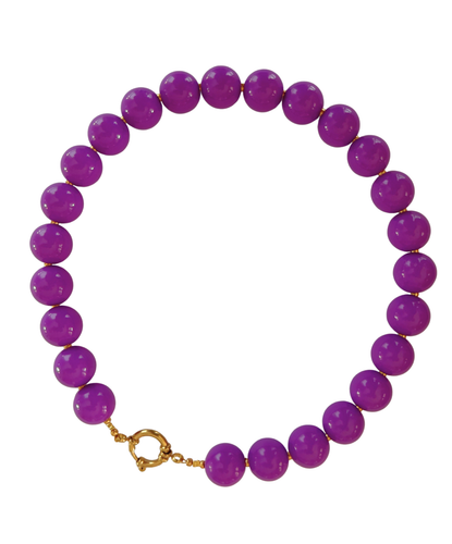 Purple Disco Necklace