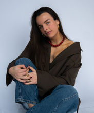 Afbeelding in Gallery-weergave laden, Wine Red Necklace

